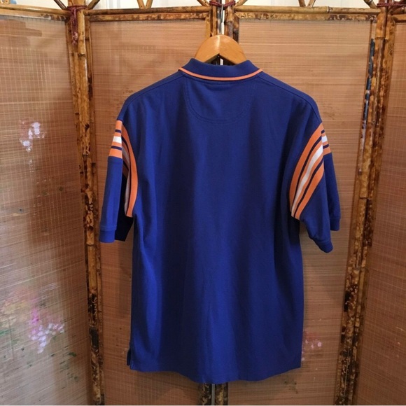 Super Bowl NFL polo shirt XXXIX 39 2005 blue short sleeve Patriot Eagle football - Picture 6 of 8